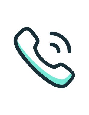 Telefon, telefon, çağrı vektör illüstrasyonu 