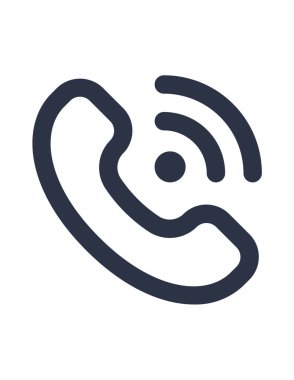 Telefon, telefon, çağrı vektör illüstrasyonu 