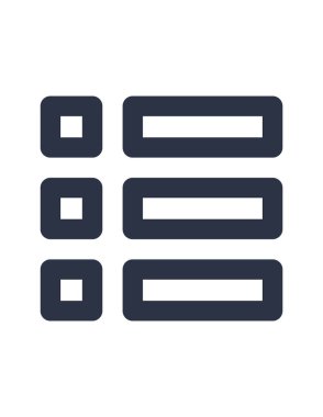 Kategori simgesinin vektör illüstrasyonu