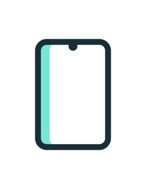 mobil, aygıt, akıllı telefonun vektör simgesi