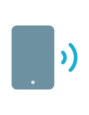 Cep telefonu aramasının vektör illüstrasyonu 