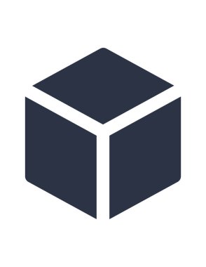 kutu simgesi vektör illüstrasyonu