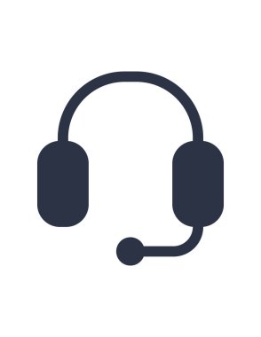 Müşteri simgesi vektör illüstrasyonu