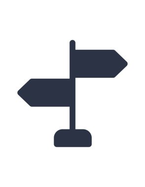 yön ikonu vektör illüstrasyonu