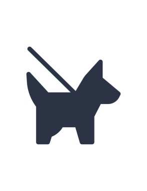 köpek simgesi vektör illüstrasyonu