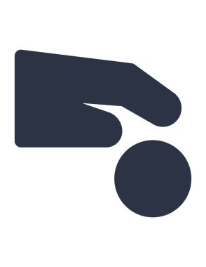 bağış simgesi vektör illüstrasyonu