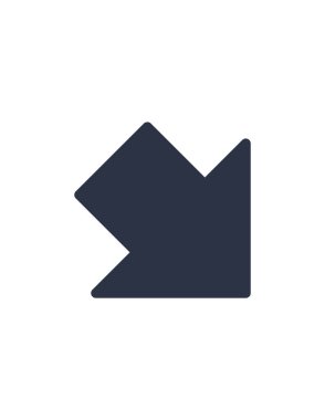 Okun vektör çizimi, aşağı, sağ, ok, yön, yol bulma