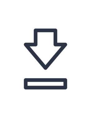 İndirme, içe aktarma, ok, aşağı, kaydet