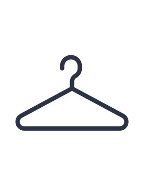 giydirme simgesi vektör illüstrasyonu