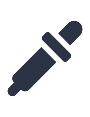 pipette simgesi vektör çizimi