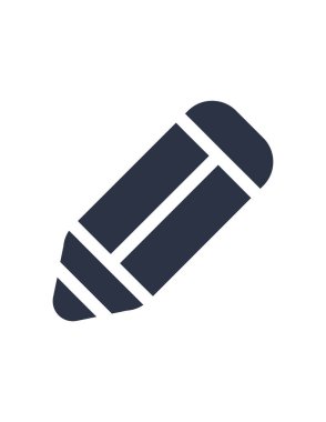 düzenleme, kalem simgesi vektör illüstrasyonu