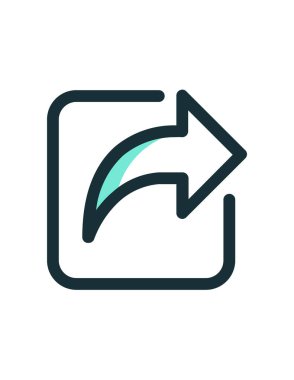 Simge vektör illüstrasyonunu aktar