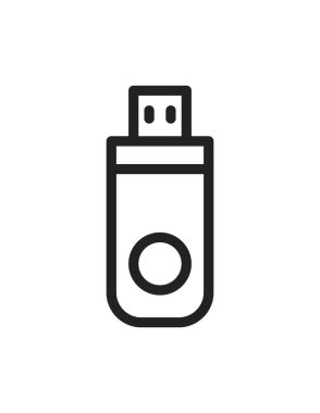 flash disk, depolama vektör çizimi