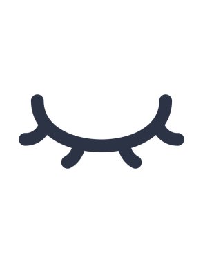 vector illustration of hide, password