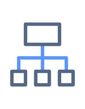 ağ simgesi, vektör illüstrasyonu. düz tasarım biçimi