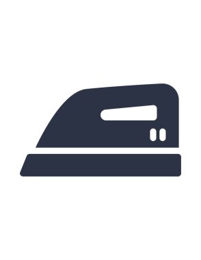 vector illustration of iron, ironing icon