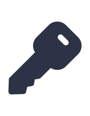 Anahtar simgesinin vektör illüstrasyonu