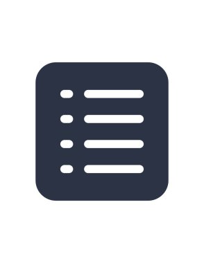 Kağıt Belgesi Simgesi Vektör illüstrasyonu