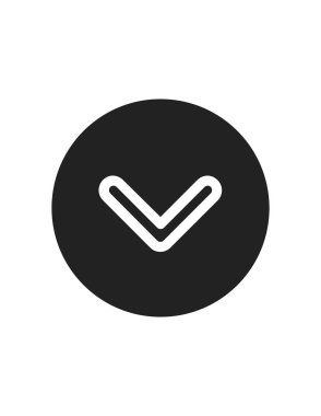 vector illustration of minimize, hide icon