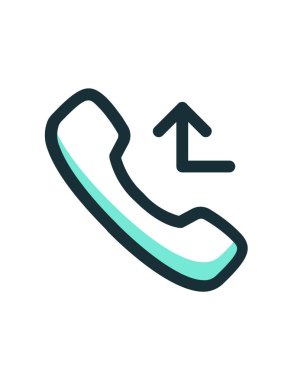 Telefon, telefon, çağrı vektör illüstrasyonu 