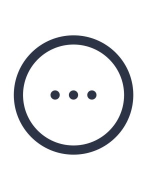 more, options icon. vector illustration