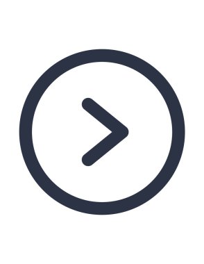 ok simgesi vektör illüstrasyonu