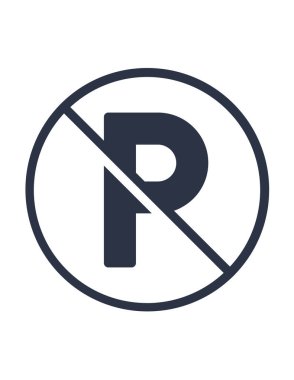 Park ikonu yok. vektör illüstrasyonu