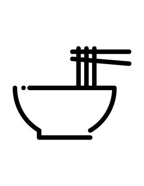 Erişte ikonu. vektör illüstrasyonu