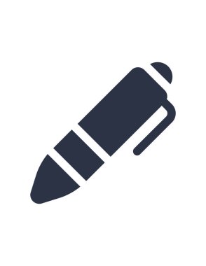 kalem simgesi vektör illüstrasyonu