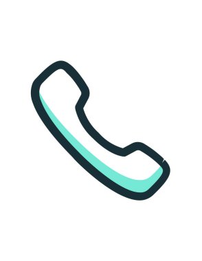 Telefon, telefon, çağrı vektör illüstrasyonu 