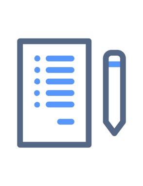 Kontrol listesi görevlerinin vektör illüstrasyonu