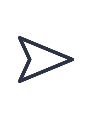 işaretçi, navigasyon, imleç, ok, sağ vektör çizimi