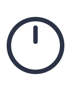 güç simgesi, vektör illüstrasyonu