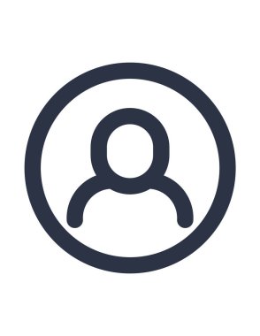 kullanıcı avatar vektör simgesi