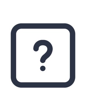 soru işareti simgesi, vektör illüstrasyonu