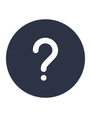 soru işareti vektör simgesi