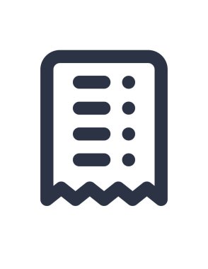 belge simgesi vektör illüstrasyonu