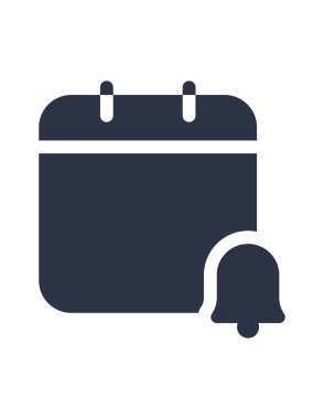 Takvim simgesi vektör illüstrasyonu