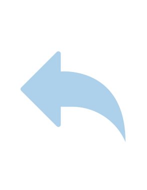 Cevabın vektör çizimi, ok, paylaşım, gönder