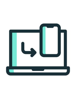 Yanıt simgesi vektör illüstrasyonu