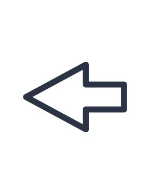 ok, dönüş, geri, ok, sol, önceki