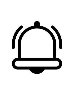Çan simgesi vektör illüstrasyonu