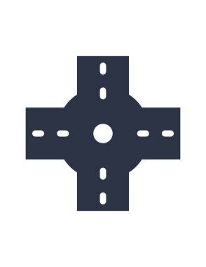 Dolambaçlı simgenin vektör illüstrasyonu