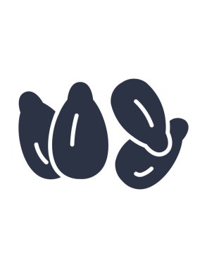 Tohum simgesinin vektör illüstrasyonu