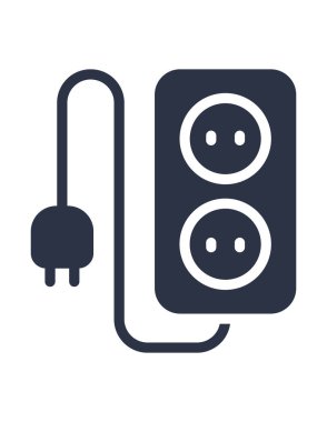 Modern elektrik prizinin vektör illüstrasyonu