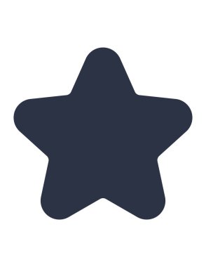 yıldız simgesi vektör illüstrasyonu