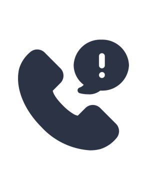 Telefon ikonu. vektör illüstrasyonu