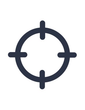 hedef simge vektör illüstrasyonu