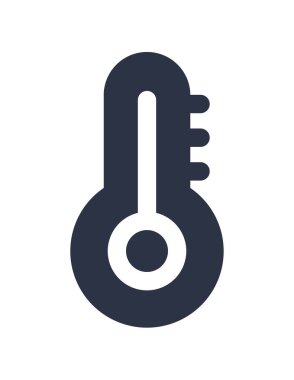 termometre simgesi vektör illüstrasyonu