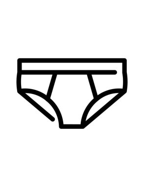 iç çamaşırı ikonu vektör illüstrasyonu